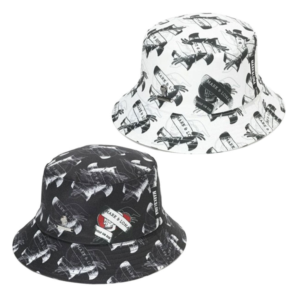 마크앤로나 라벨 하트 버킷 햇 2컬러 MLF-5A-FC06