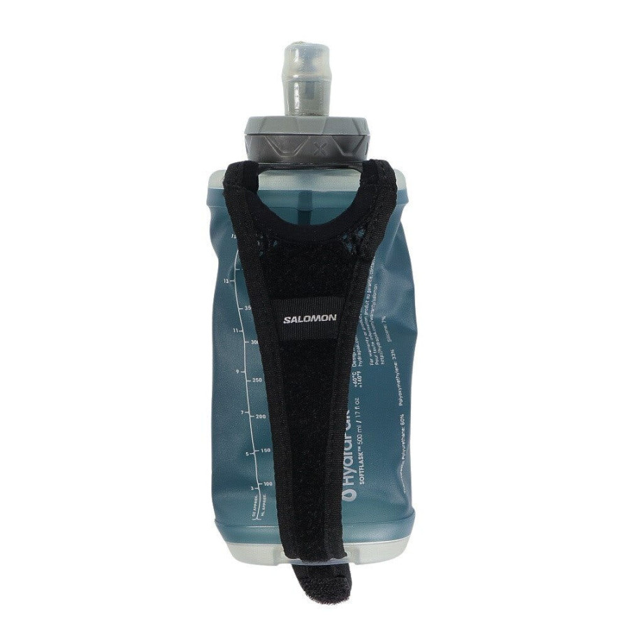 살로몬 러닝 보틀 컵 액티브 핸드헬드 플라스크 부착 500ml 블루그레이 LC1928600